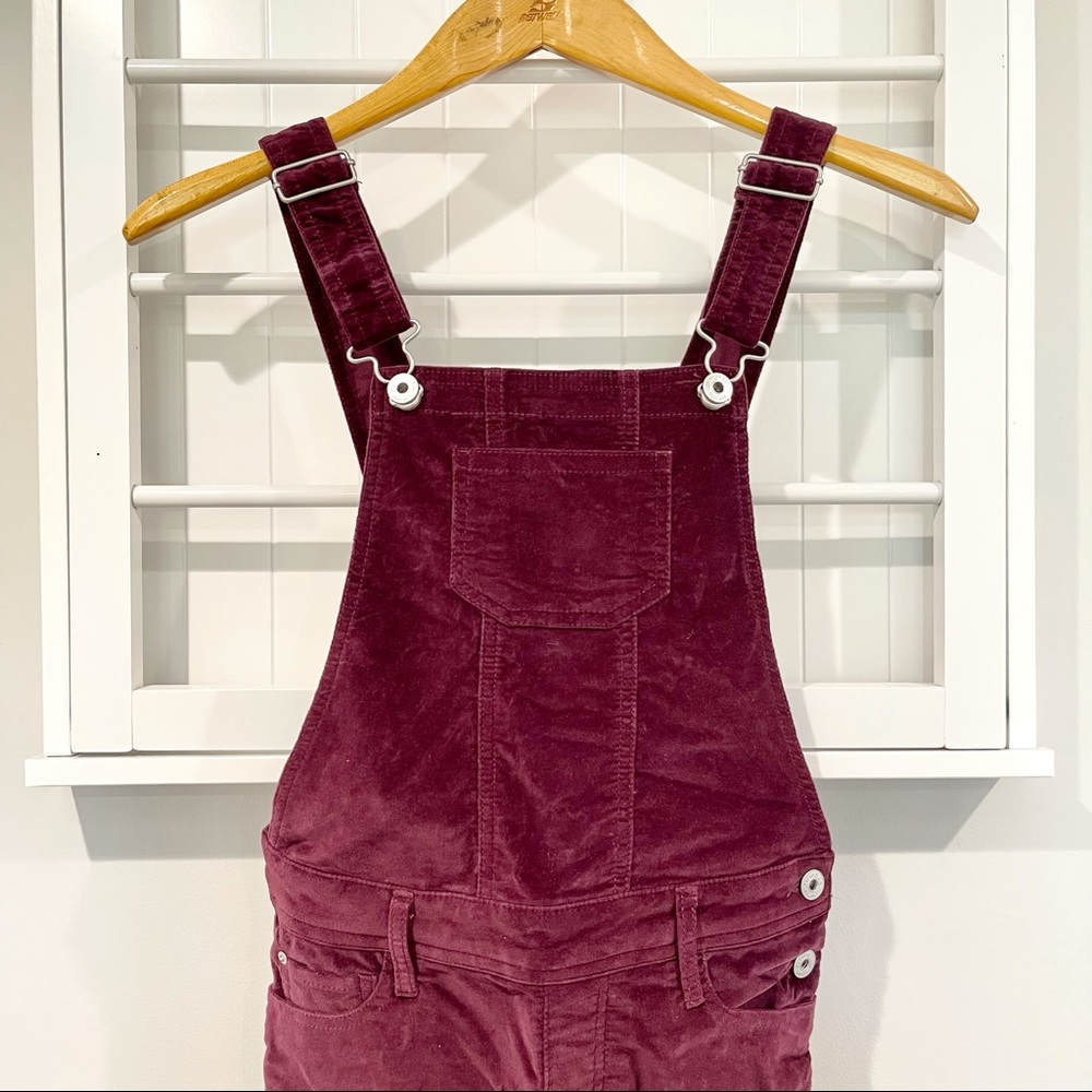 🔥 Abercrombie Kids Overalls Red Velvet 11/12